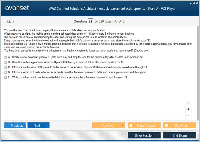 New AWS-Solutions-Associate Exam Questions